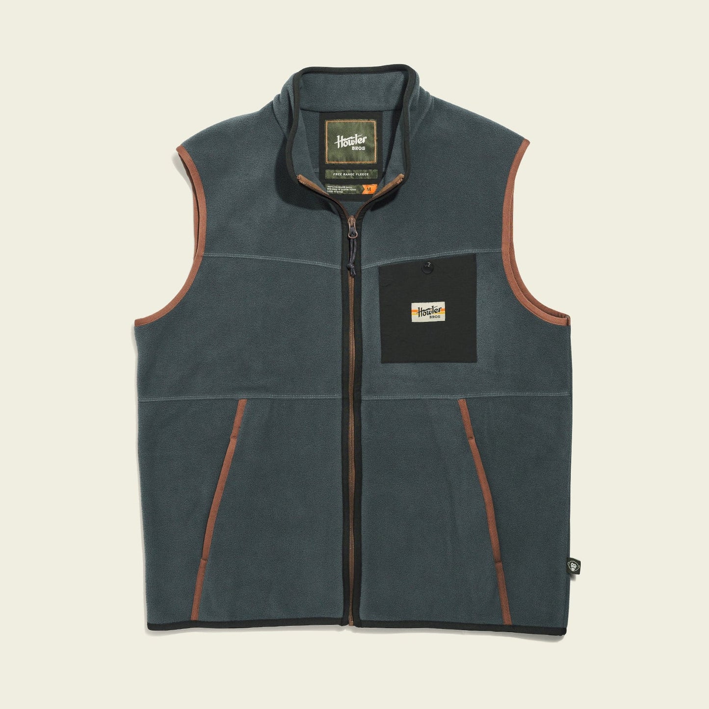 Howler Bros Free Range Fleece Vest - Fog