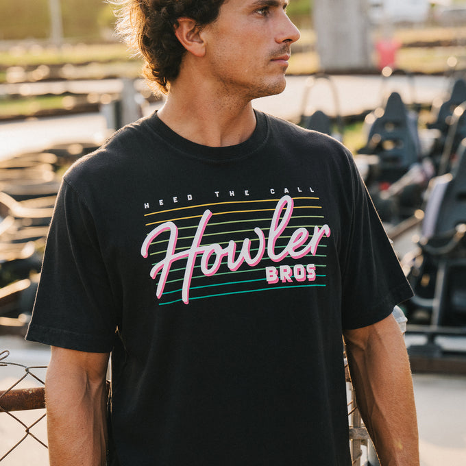 Howler Bros Beach Club Tee - Black