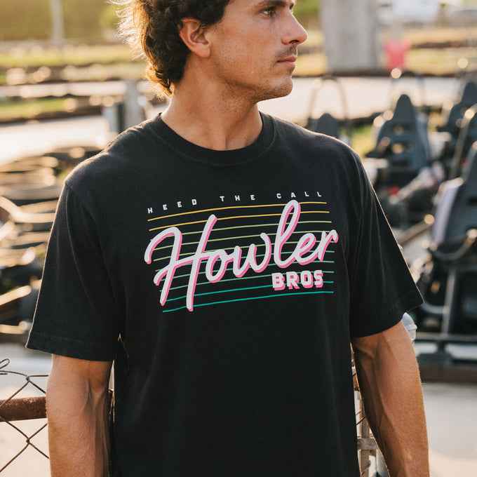 Howler Bros Beach Club Tee - Black