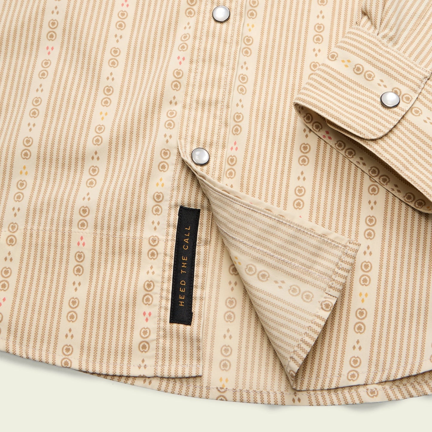 Howler Bros H Bar B B-Tech Long Sleeve - MOSQUERO STRIPE : BROWN RICE