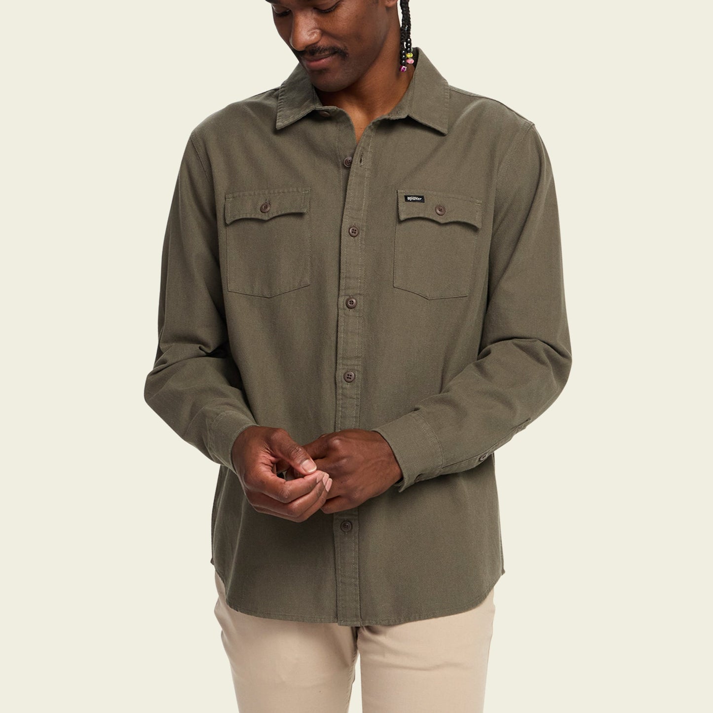 Howler Bros Novato Shirt - Drab Olive