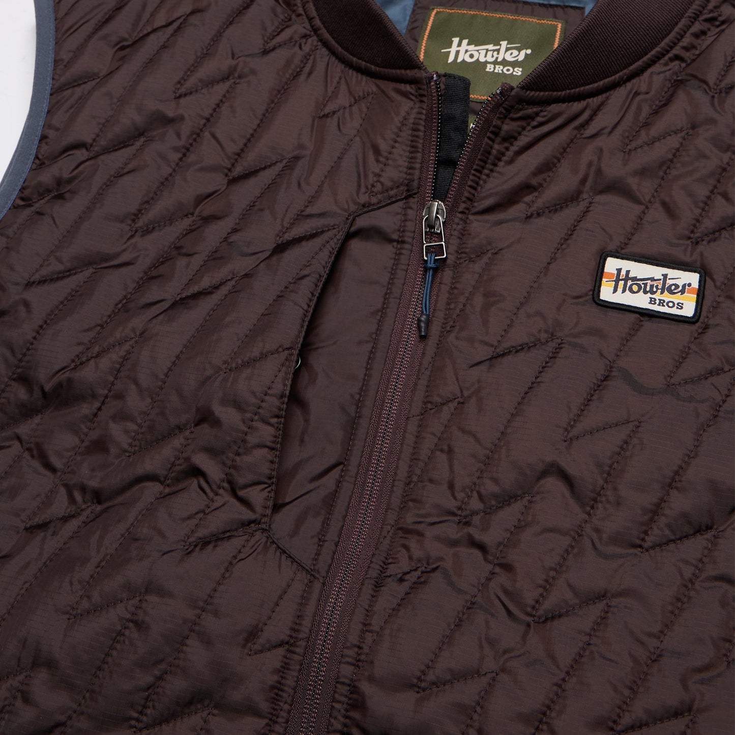 Howler Bros Voltage Quilted Vest - Bark