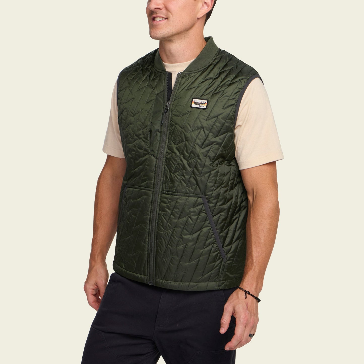Howler Bros Voltage Quilted Vest - Pine Needle