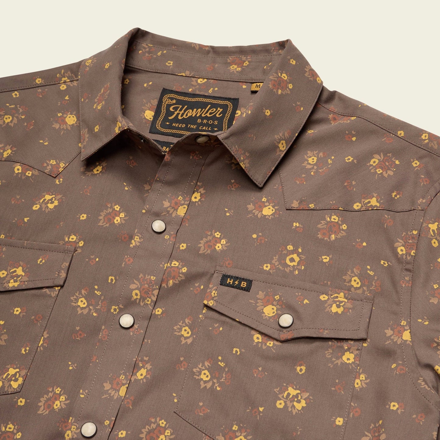 Howler Bros H Bar B Bouquets Snap Shirt - Morel
