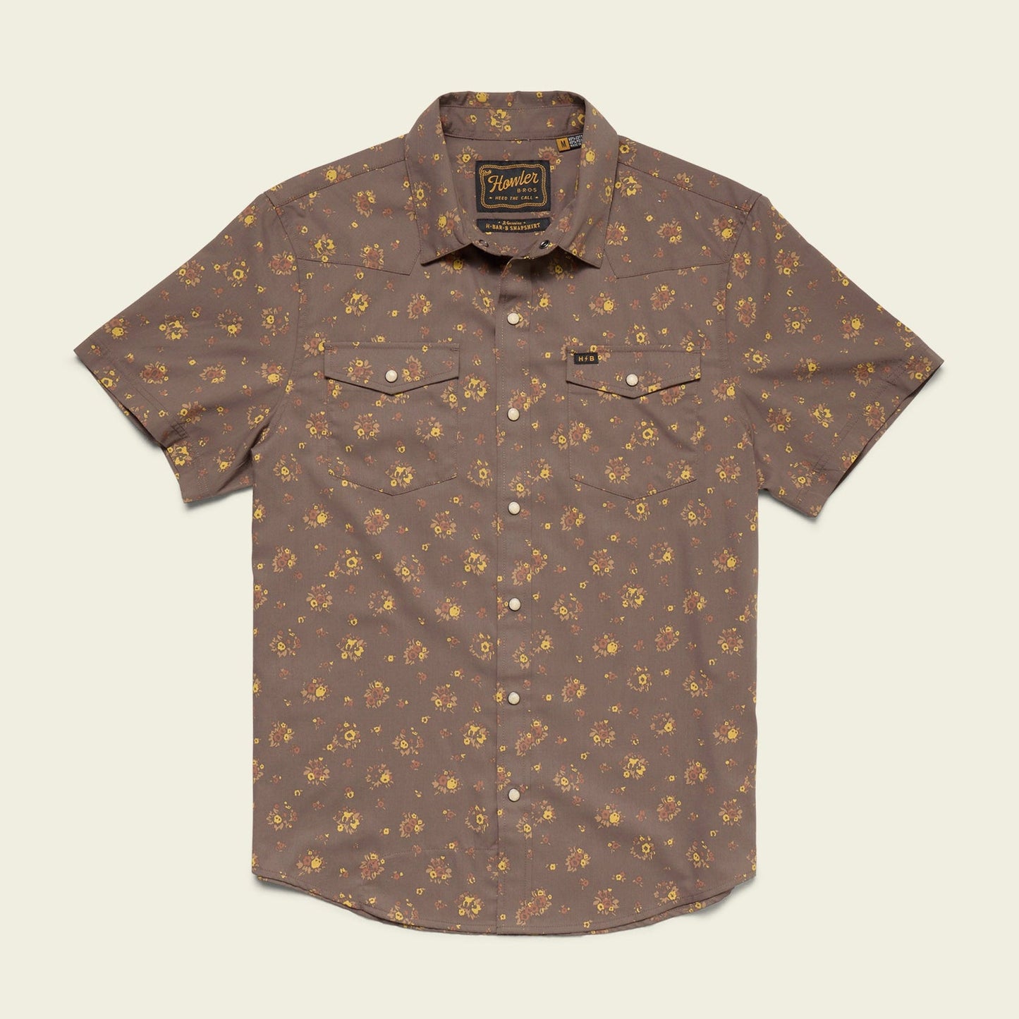 Howler Bros H Bar B Bouquets Snap Shirt - Morel