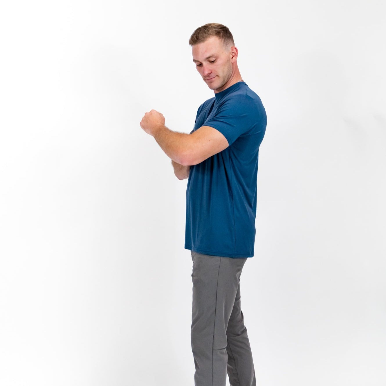 Pillar Athletics Leo Navy Tee