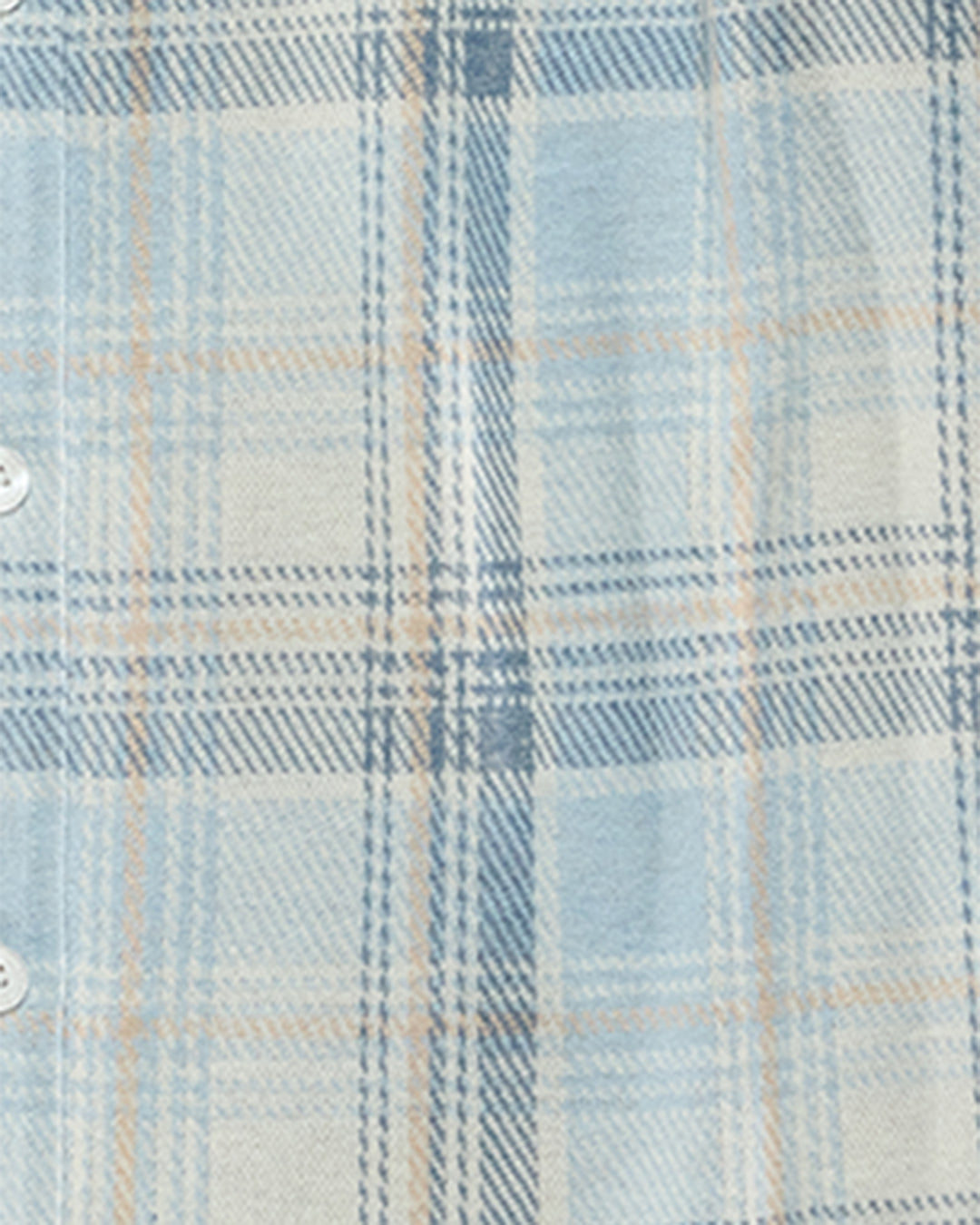 Flag and Anthem Hero Stretch Flannel Shirt - Light Blue/Cream