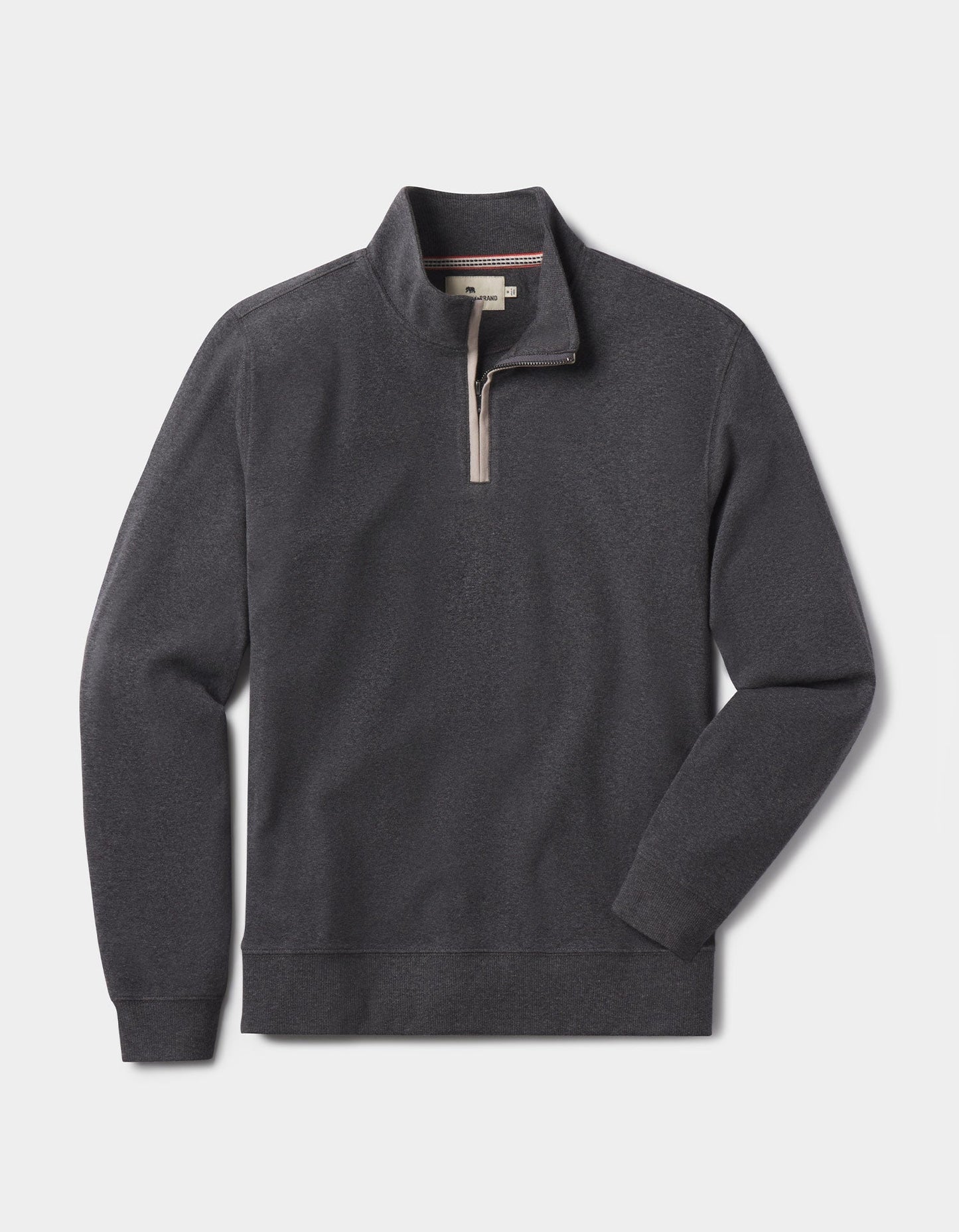 The Normal Brand Puremeso Weekend Quarter Zip - Charcoal