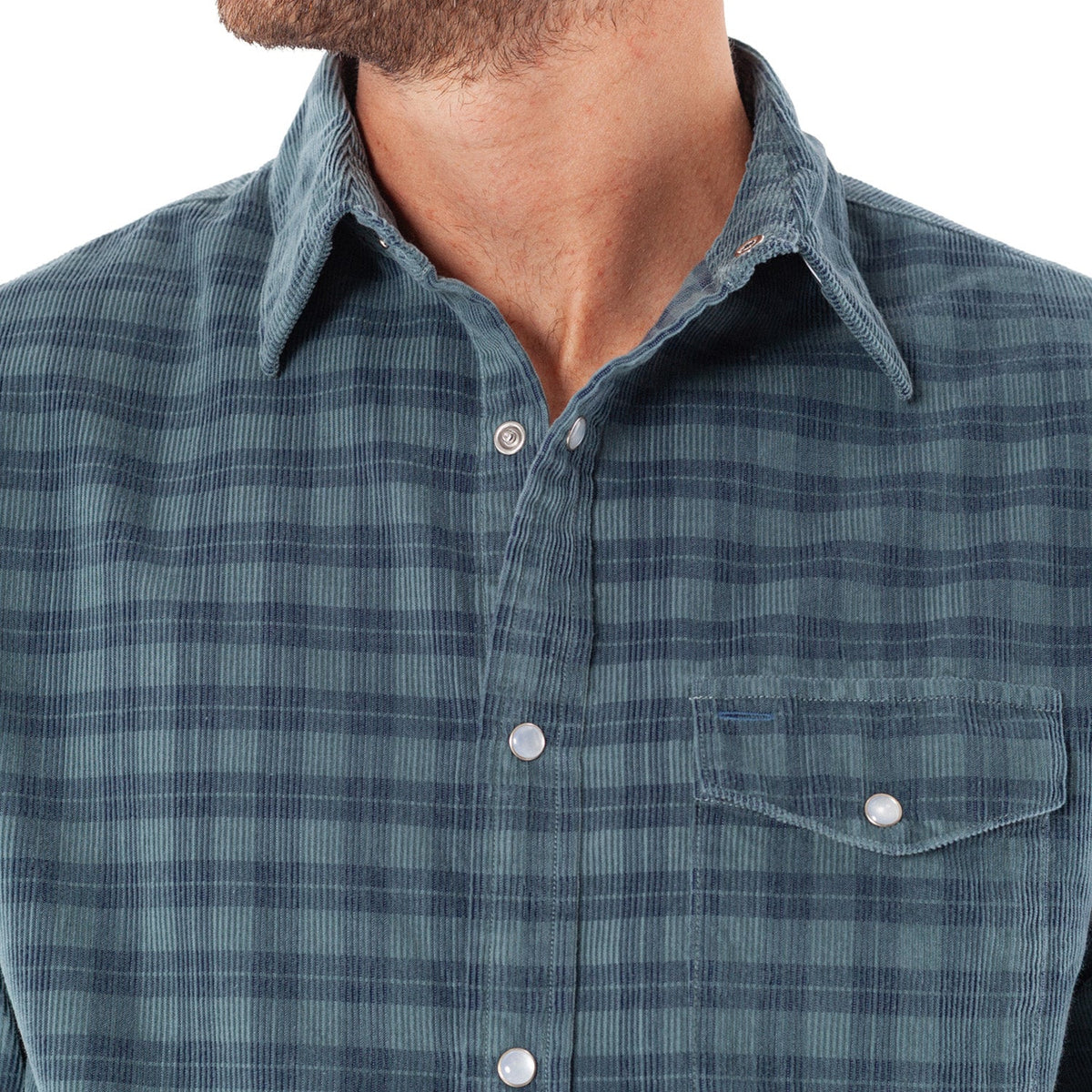 Criquet | Corduroy Peal Snap | Slate Check