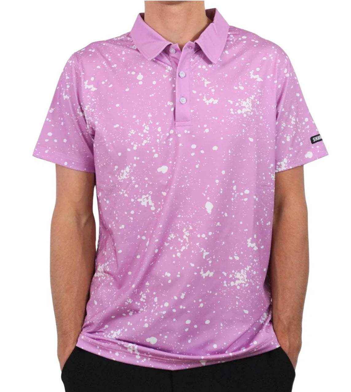 Shankit Purple Paint Polo