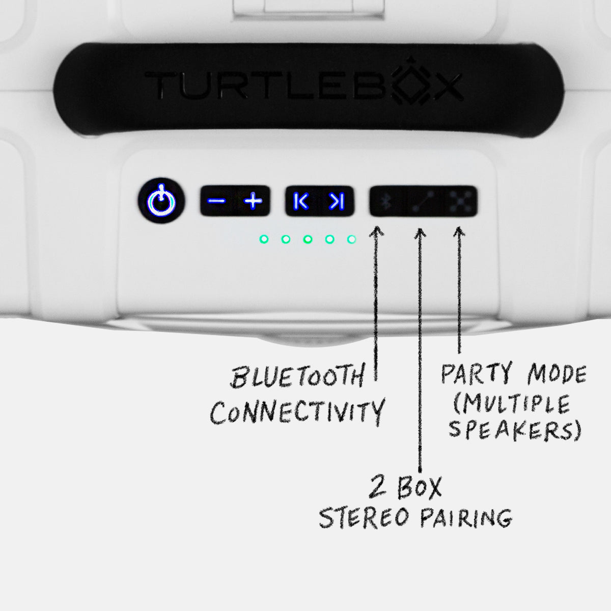 Turtlebox Grande Speaker - White
