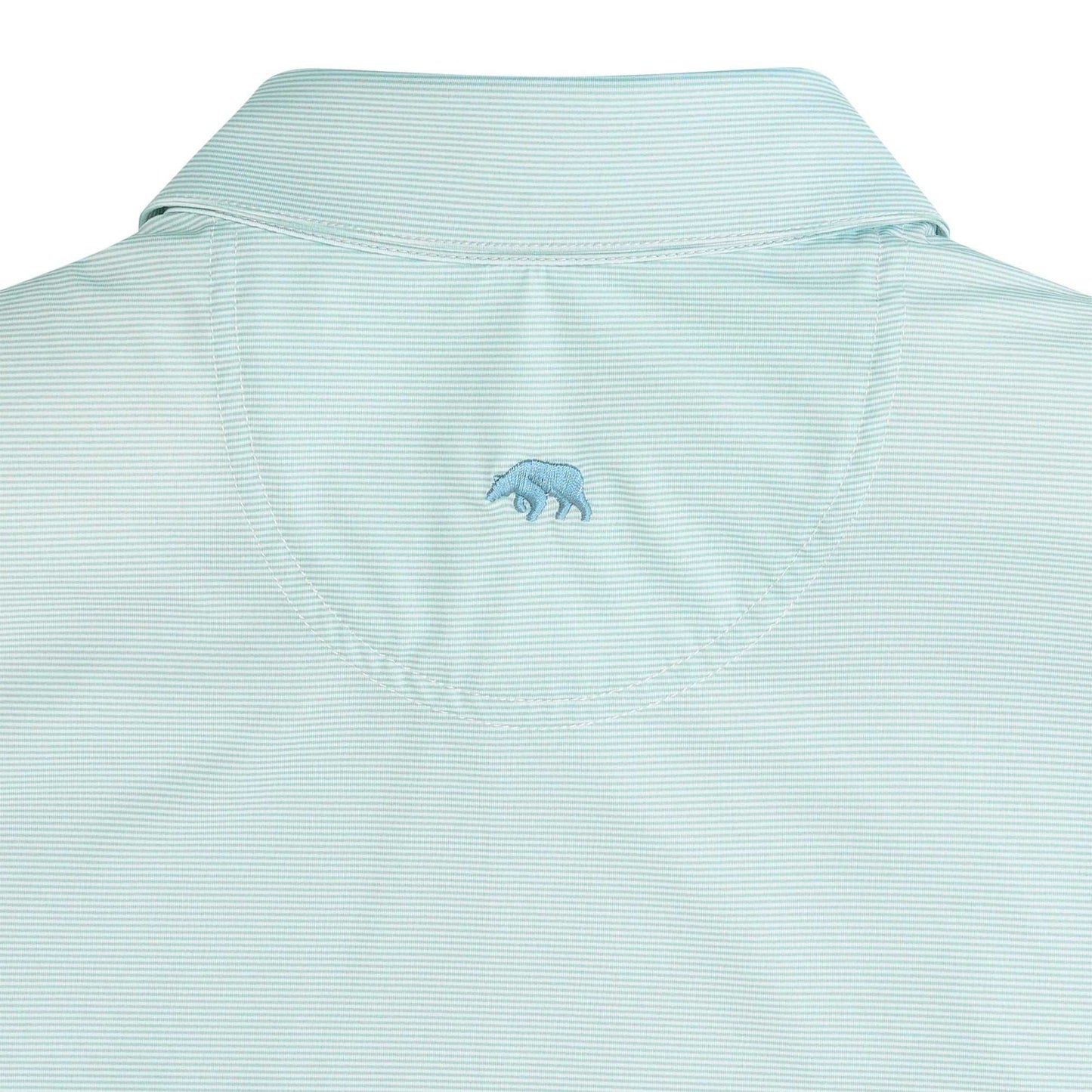 Onward Reserve Hairline Stripe Performance Polo - Cloud