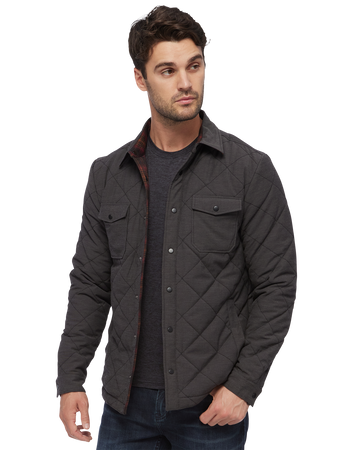 Flag and Anthem Chapin Flannel - Line Quilted Jacket - Charcoal