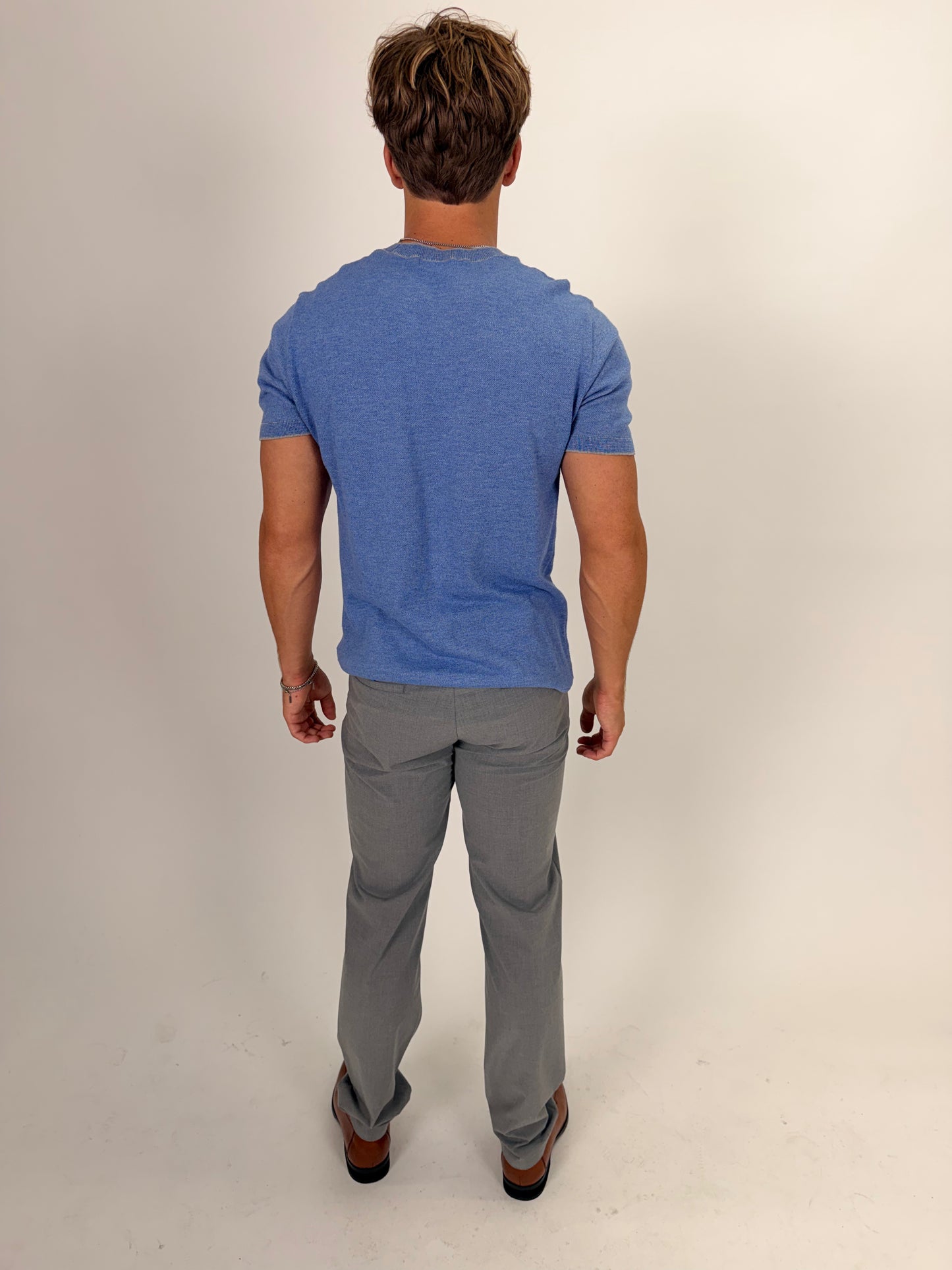 Pellagio | Stretch 5 Pocket Dress Pant | Light Grey