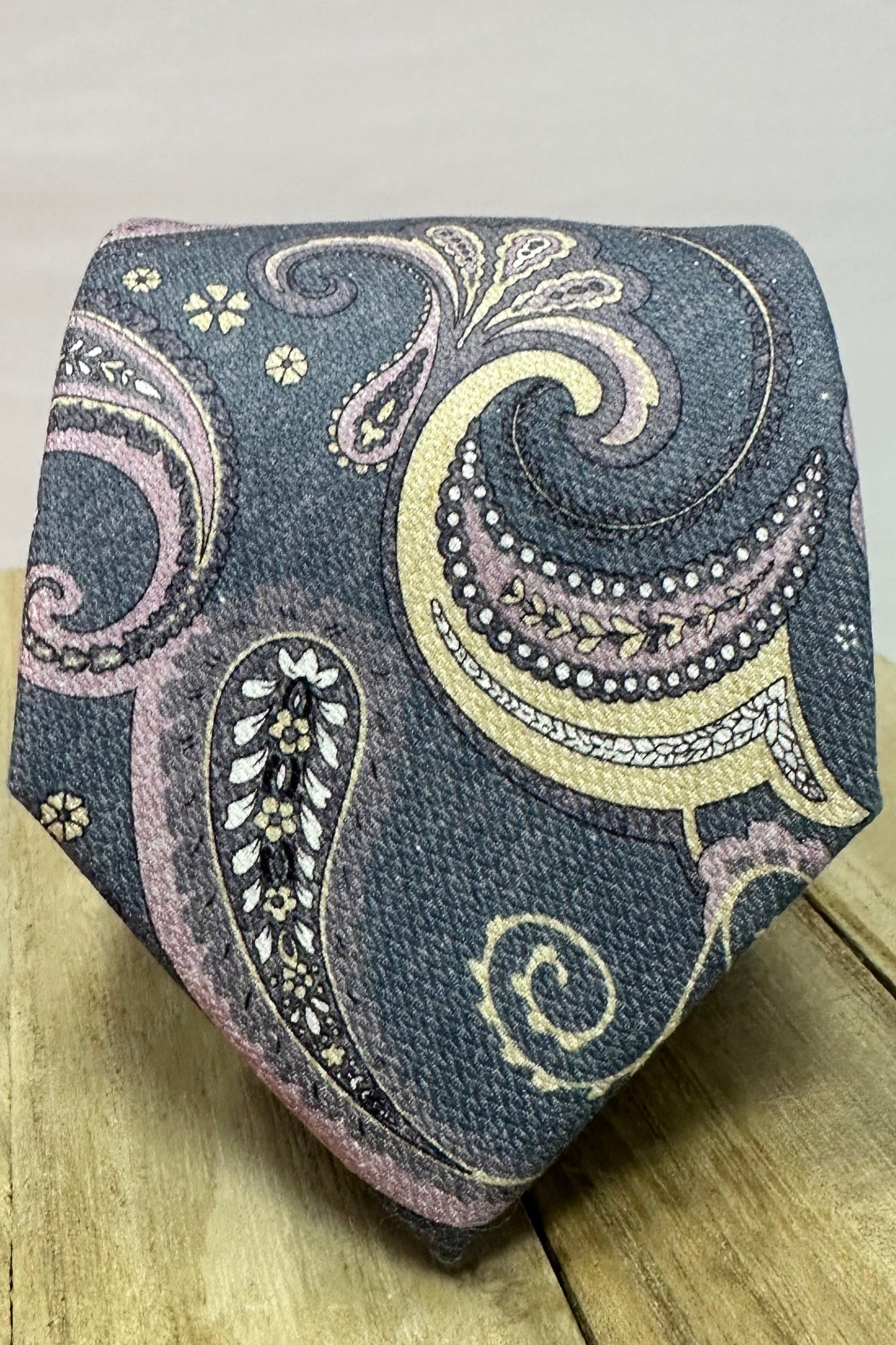 Neck Tie | Sovereign Paisley | Slate Blue