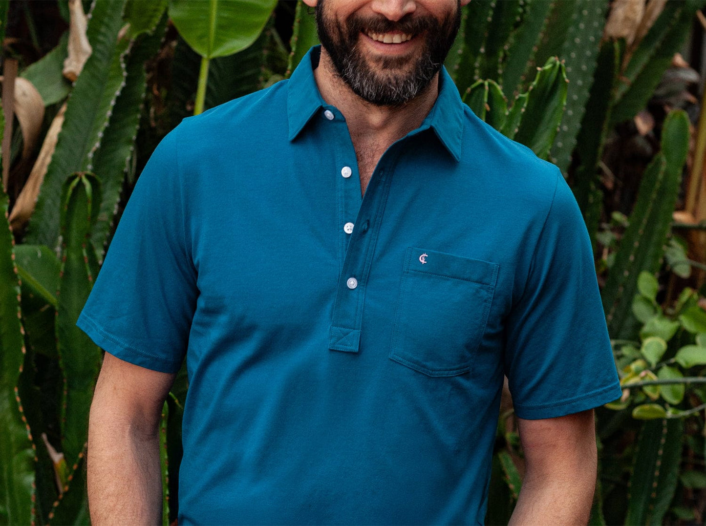 Criquet Top-Shelf Players Shirt - Blue Marlin