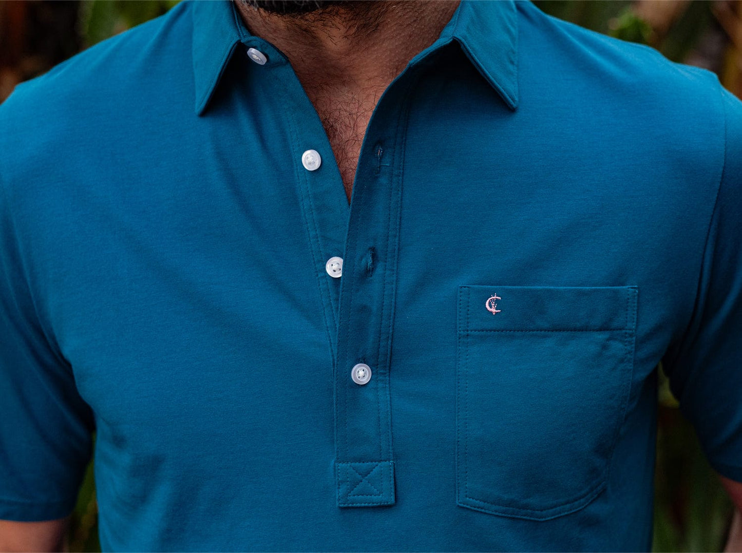 Criquet Top-Shelf Players Shirt - Blue Marlin