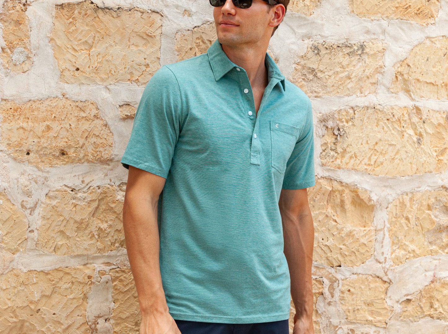 Criquet Top-Shelf Players Shirt - Grass Microstripe