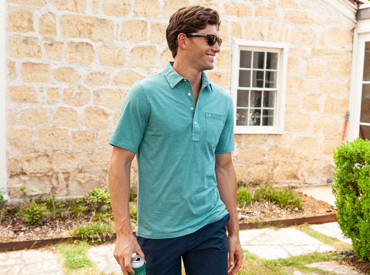Criquet Top-Shelf Players Shirt - Grass Microstripe