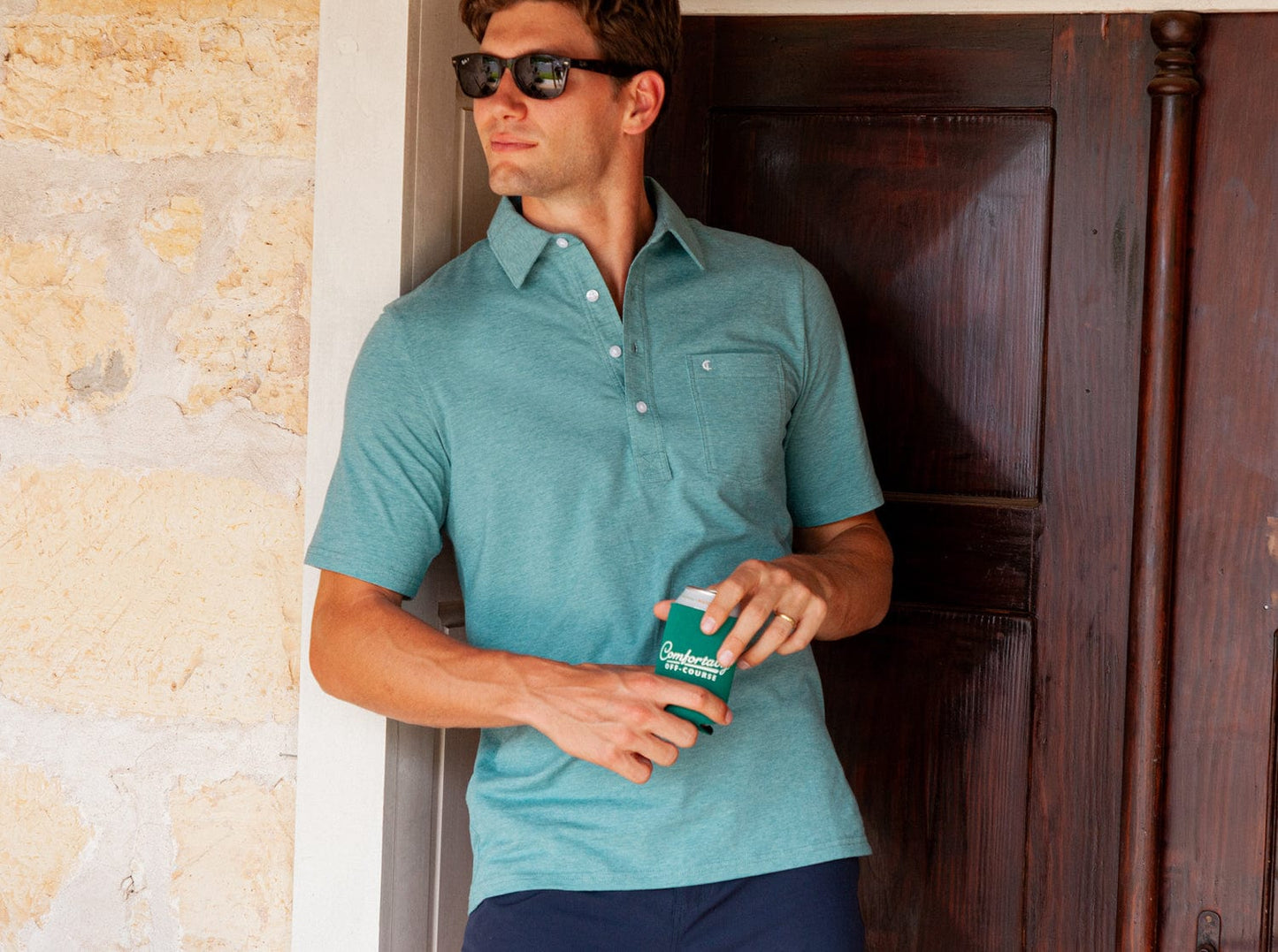 Criquet Top-Shelf Players Shirt - Grass Microstripe