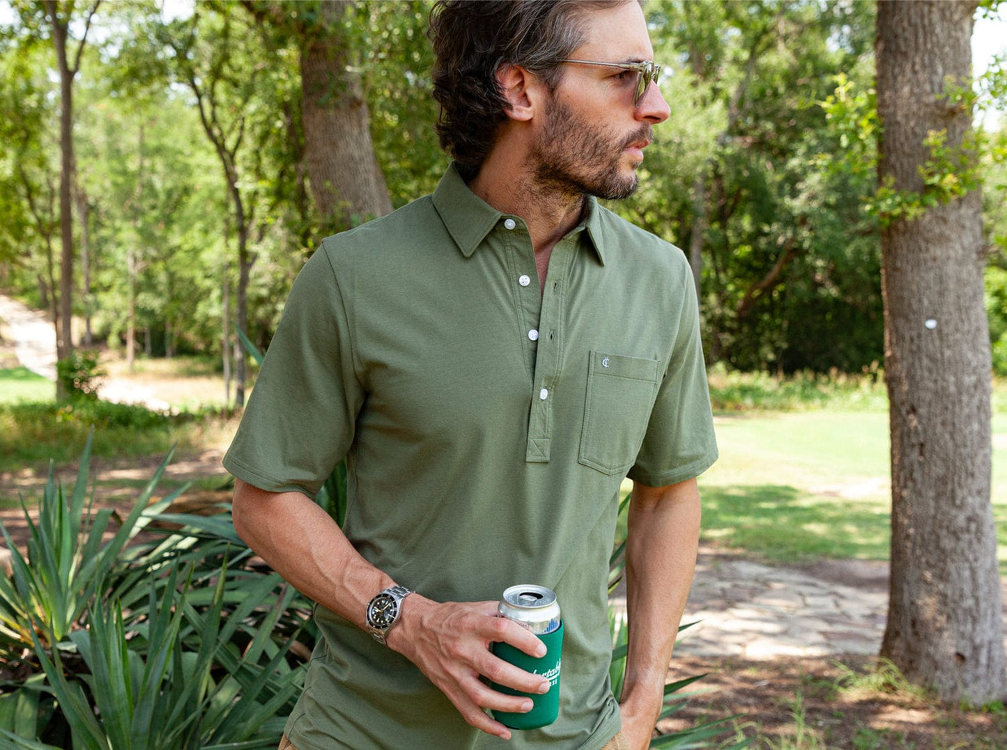 Criquet Top-Shelf Players Shirt - Forest
