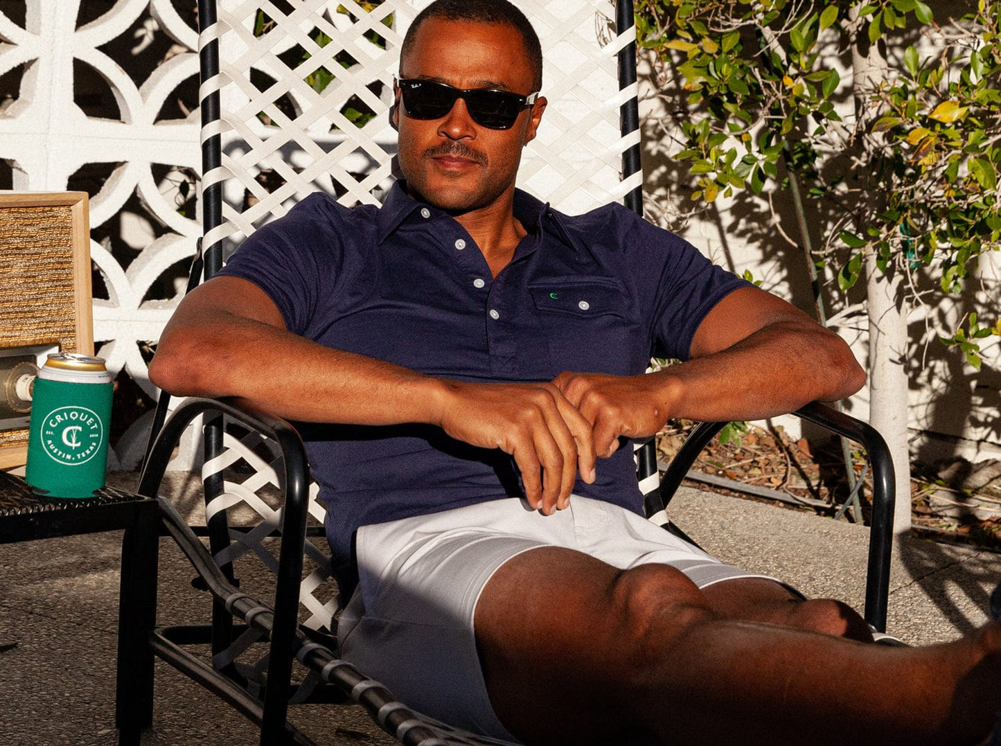 Criquet Performance Players Shirt - Nassau Navy