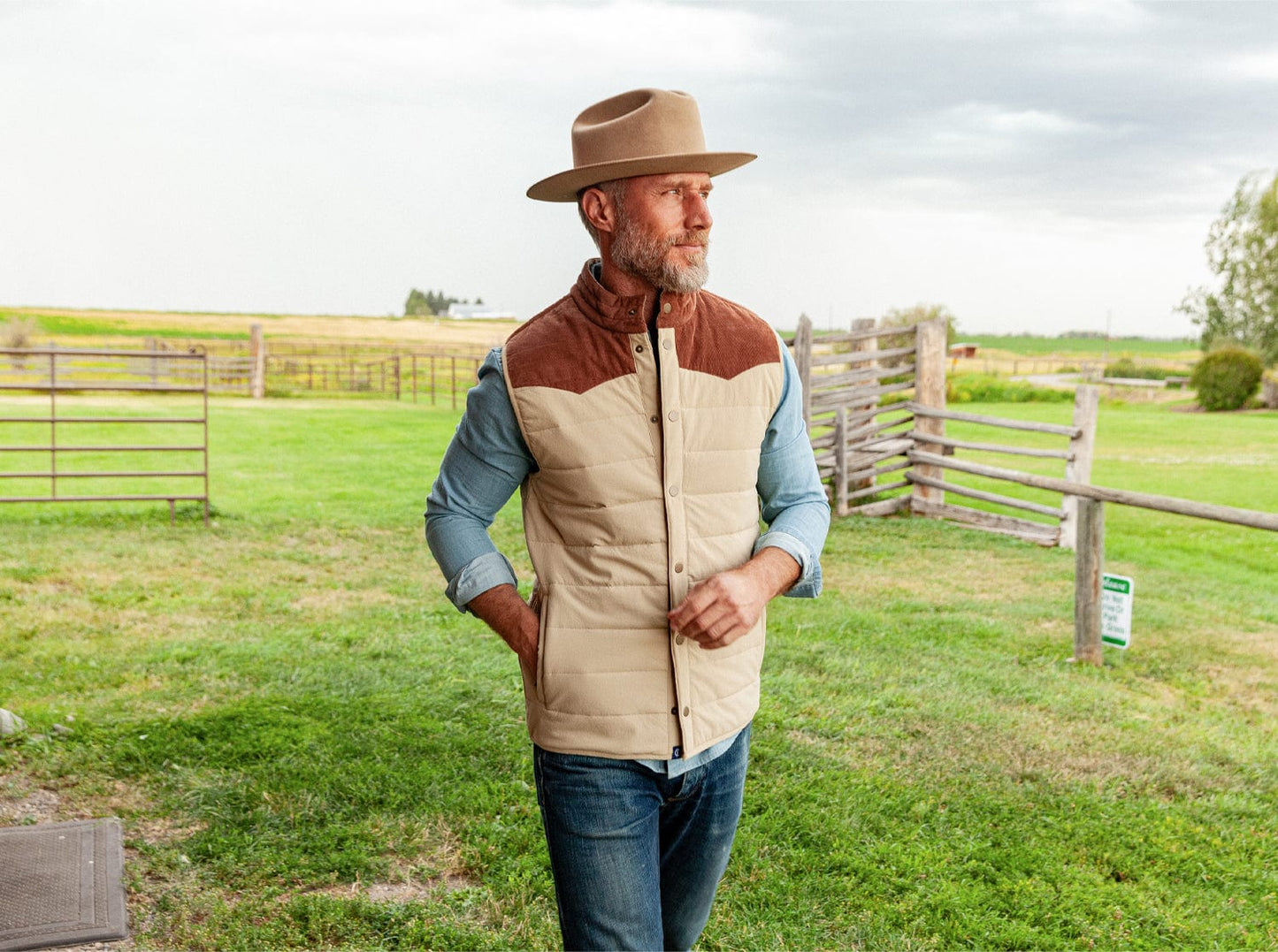 Criquet Jackson Vest - Khaki