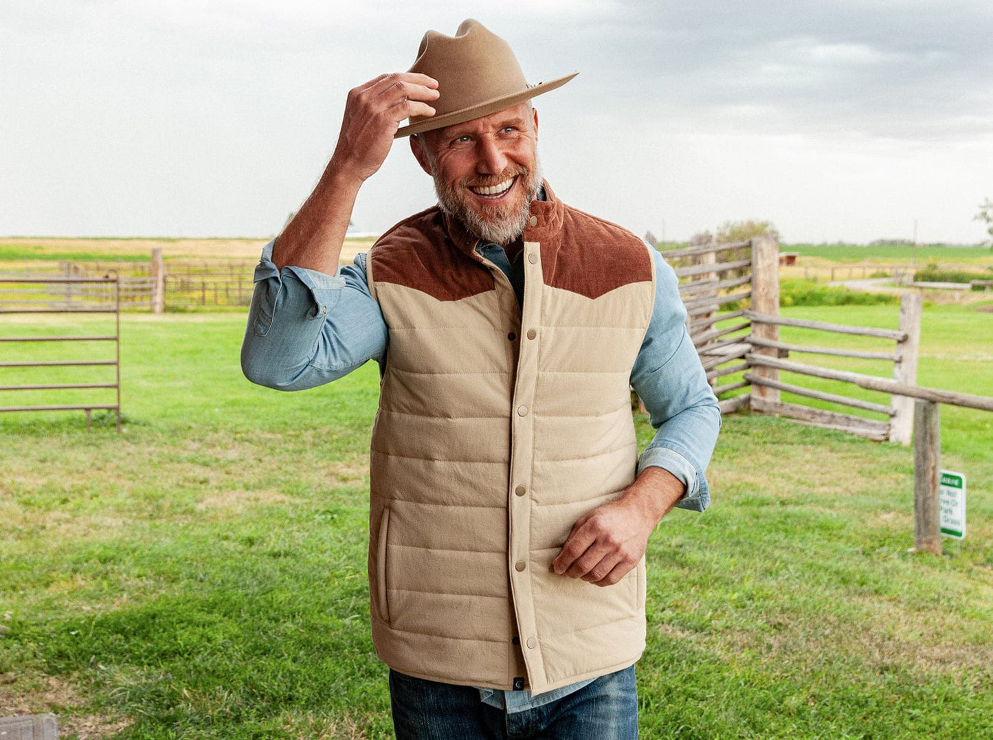 Criquet Jackson Vest - Khaki