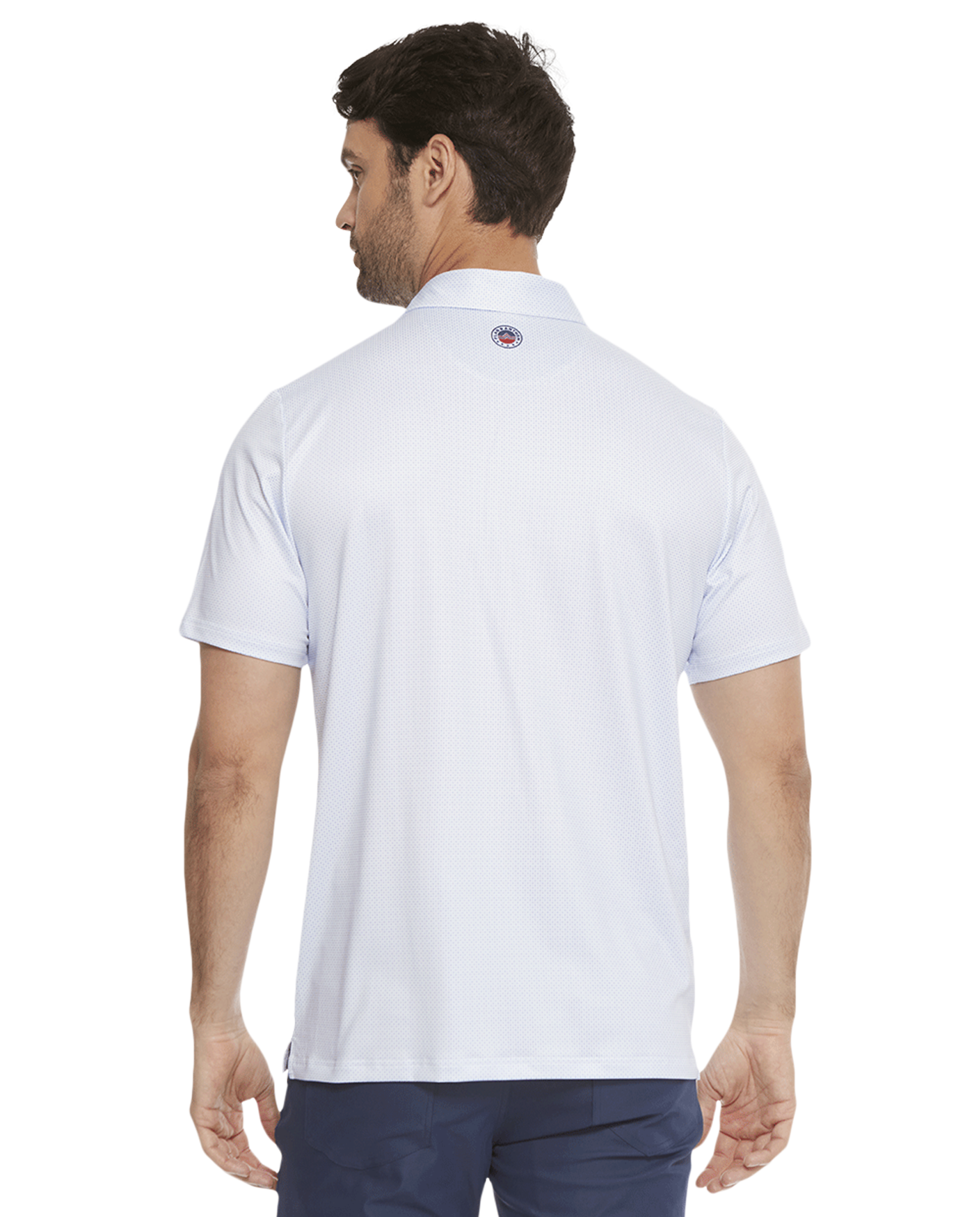 Unbridled Spirit Cashiers Geo Dot Polo