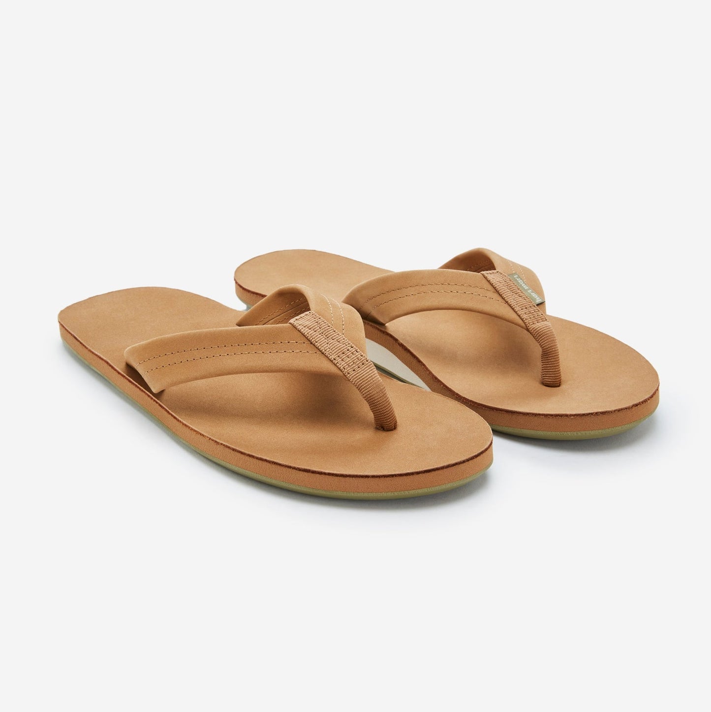 Hari Mari Fields Flip Flops - Tan/Olive