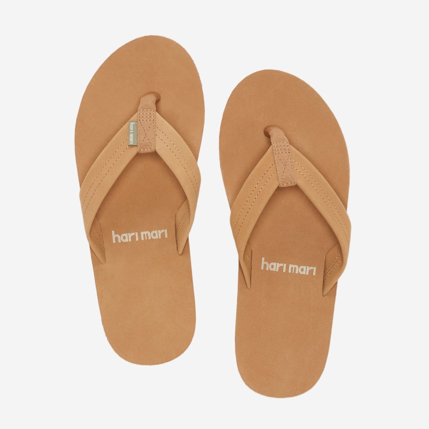 Hari Mari Fields Flip Flops - Tan/Olive