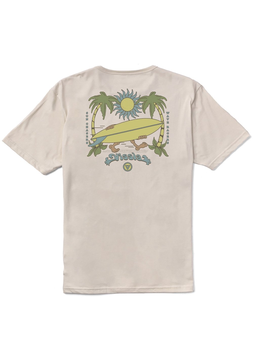 Vissla Out There Organic Tee - Bone