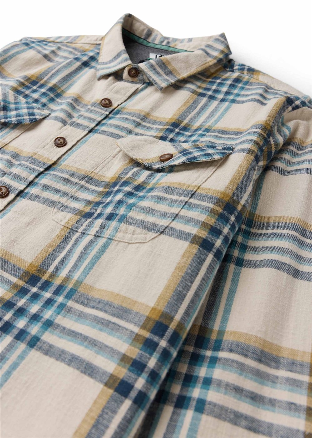Vissla Central Coast Eco LS Flannel Shirt - Dune