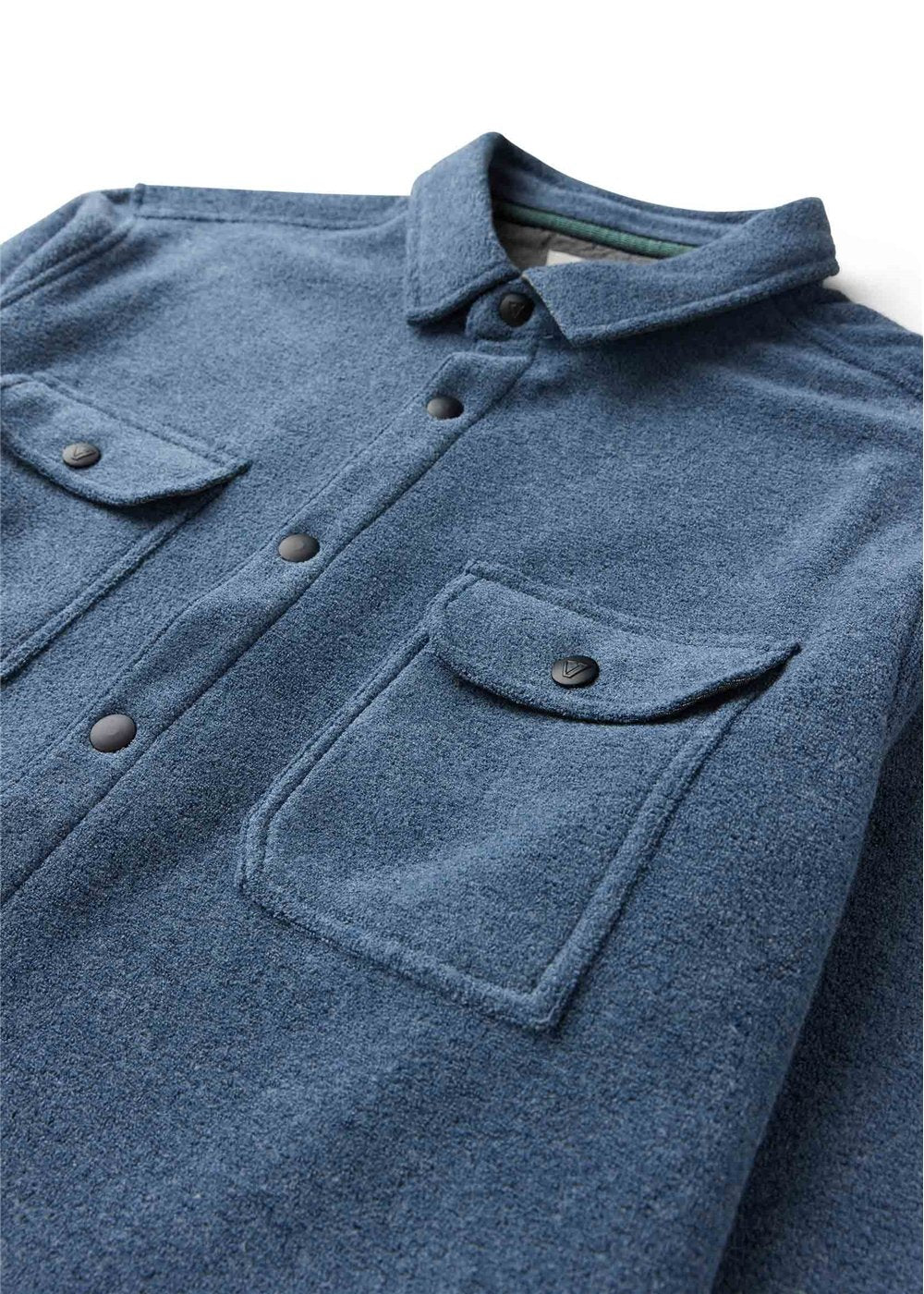 Vissla Looper Terry Eco LS Shirt - Dark Denim