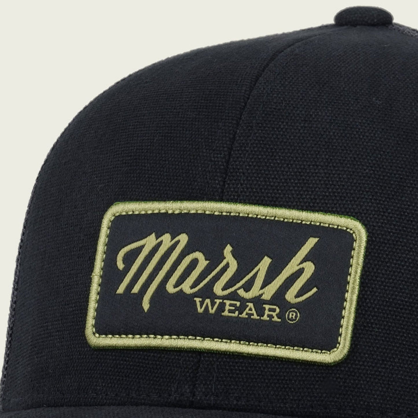 Marsh Wear Script Trucker Hat - Black