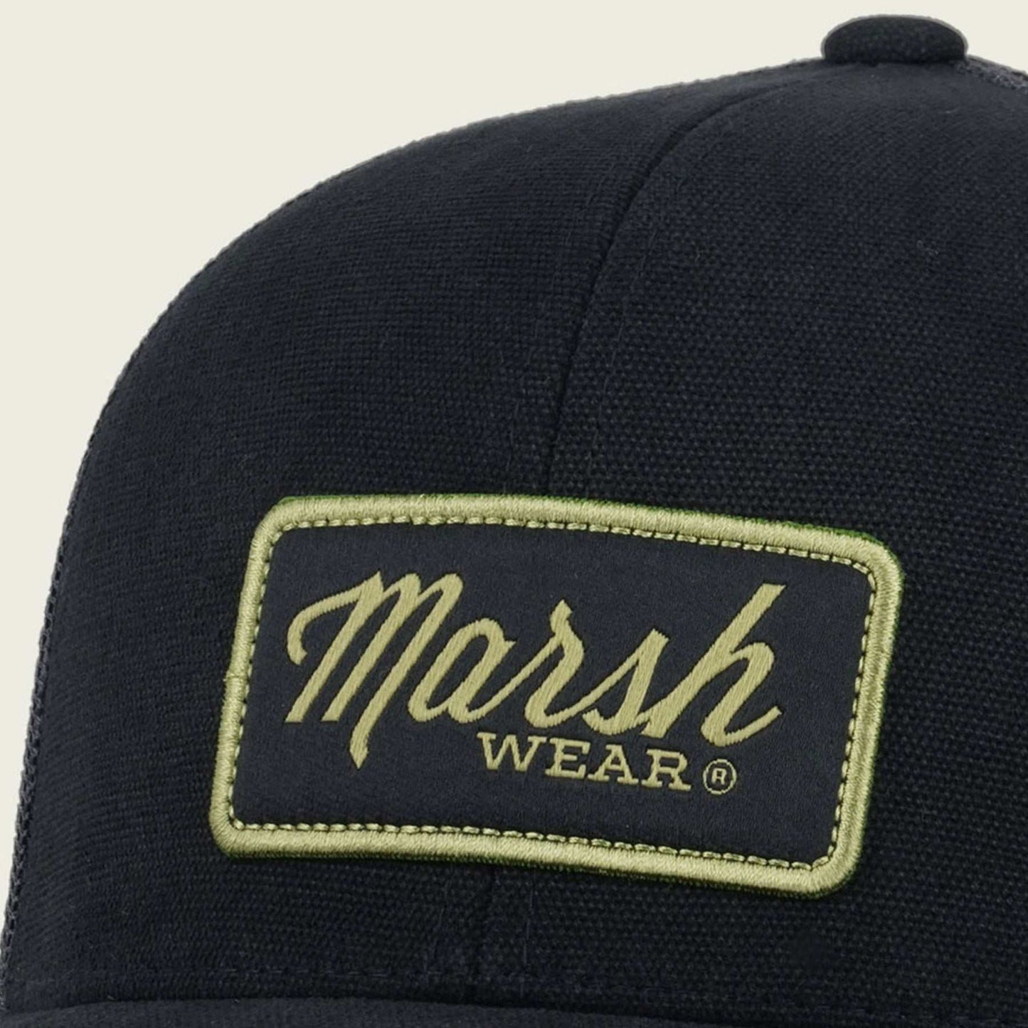 Marsh Wear Script Trucker Hat - Black