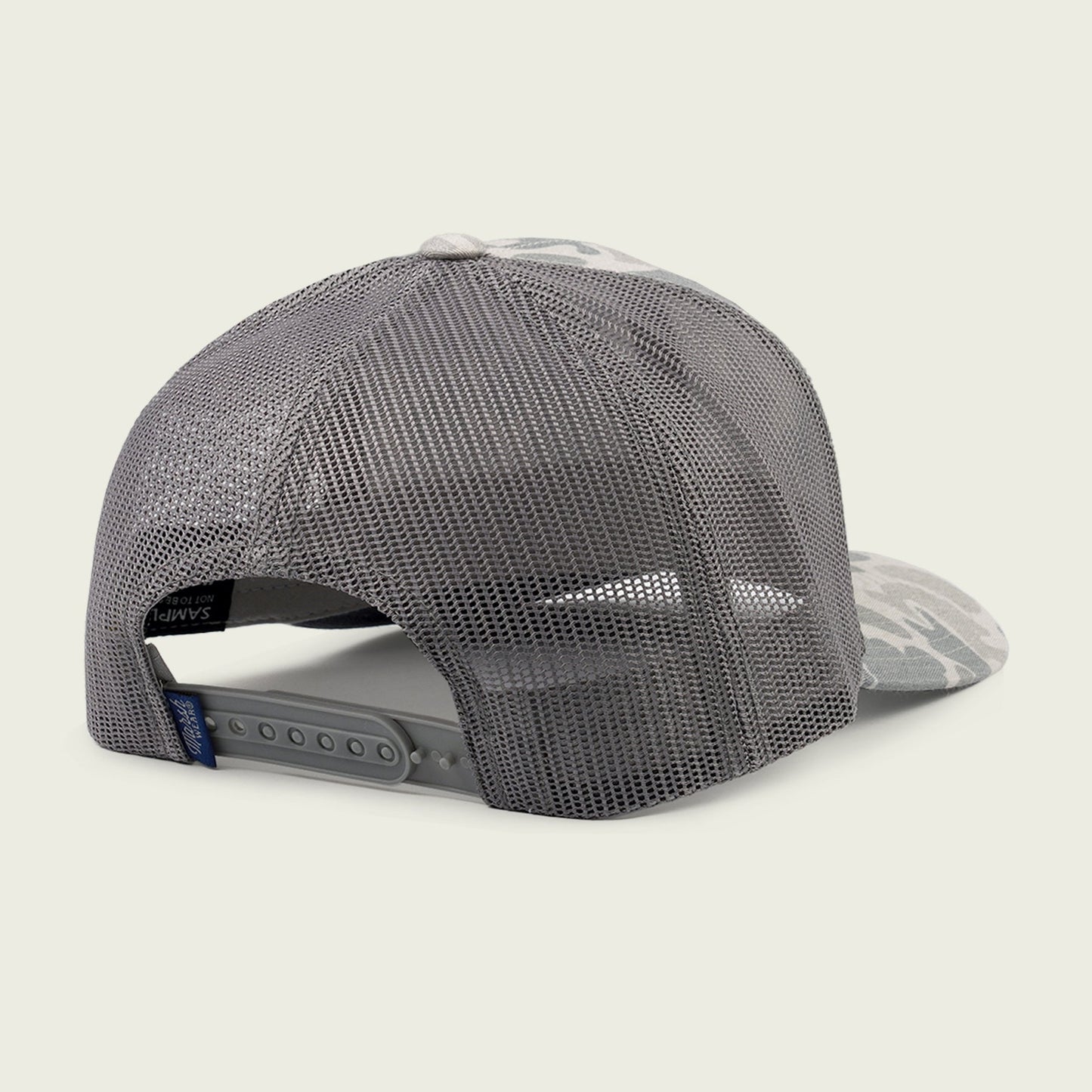 Marsh Wear Script Trucker Hat - Stone Mallard Camo