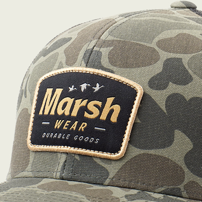 Marsh Formation Trucker Hat -Dark Green Mallard Camo