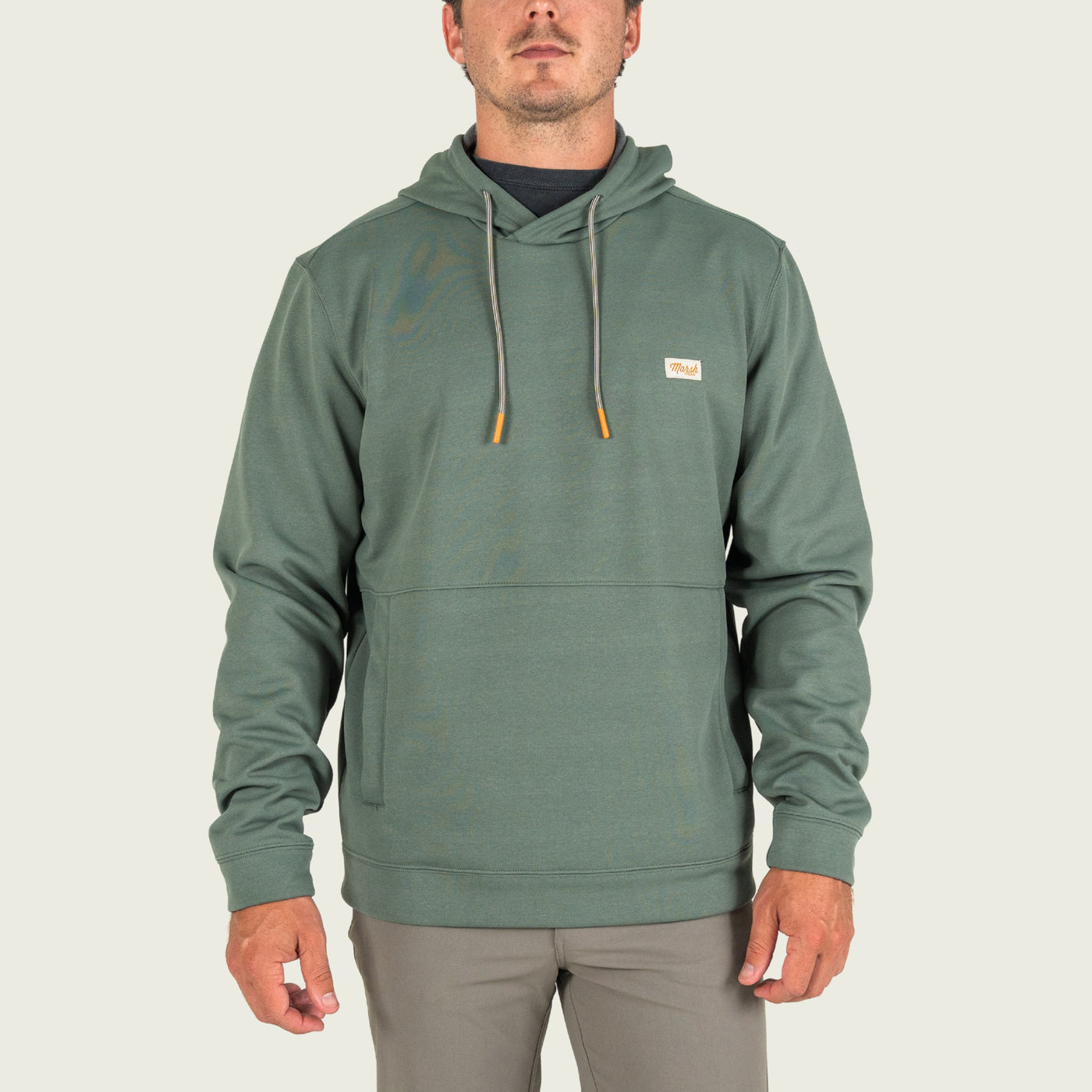 Marsh Nor'easter Hoodie - Light Olive Heather