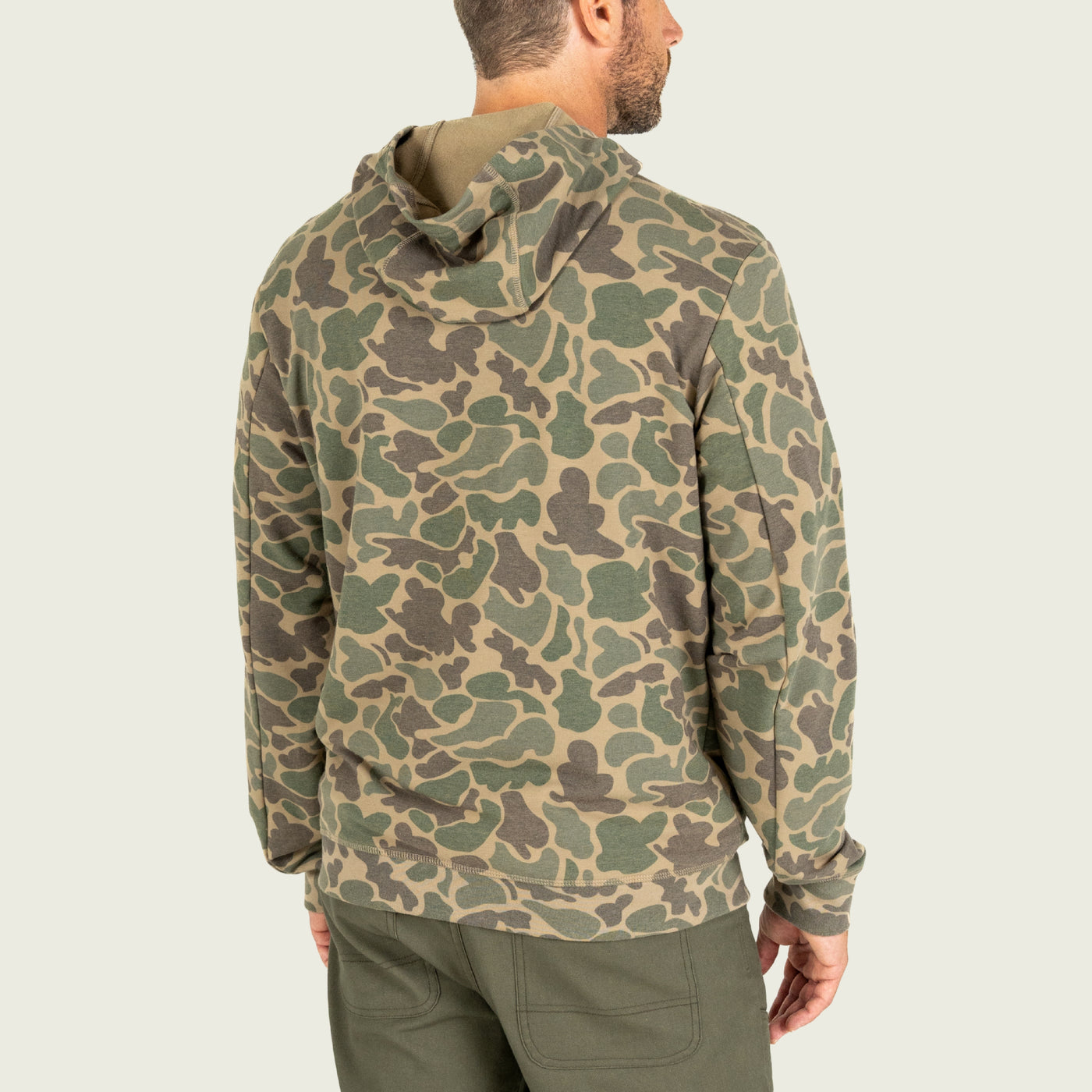 Marsh Fireside Hoodie - Green Mallard Camo