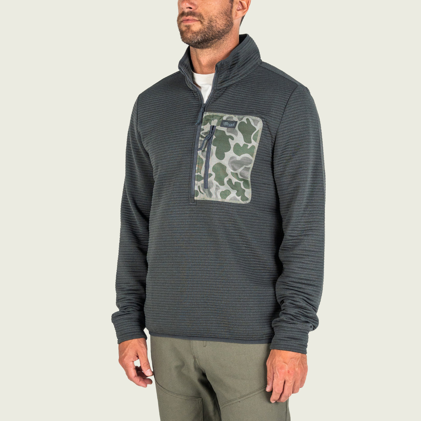 Marsh Sullivan 1/4 Zip - Ash