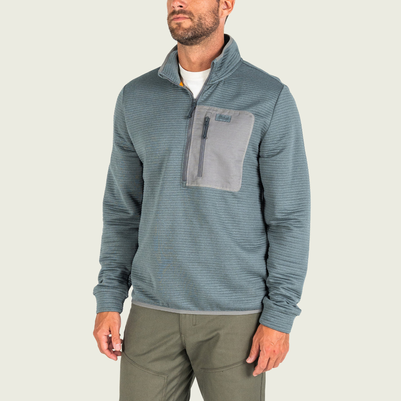 Marsh Sullivan 1/4 Zip - Steel
