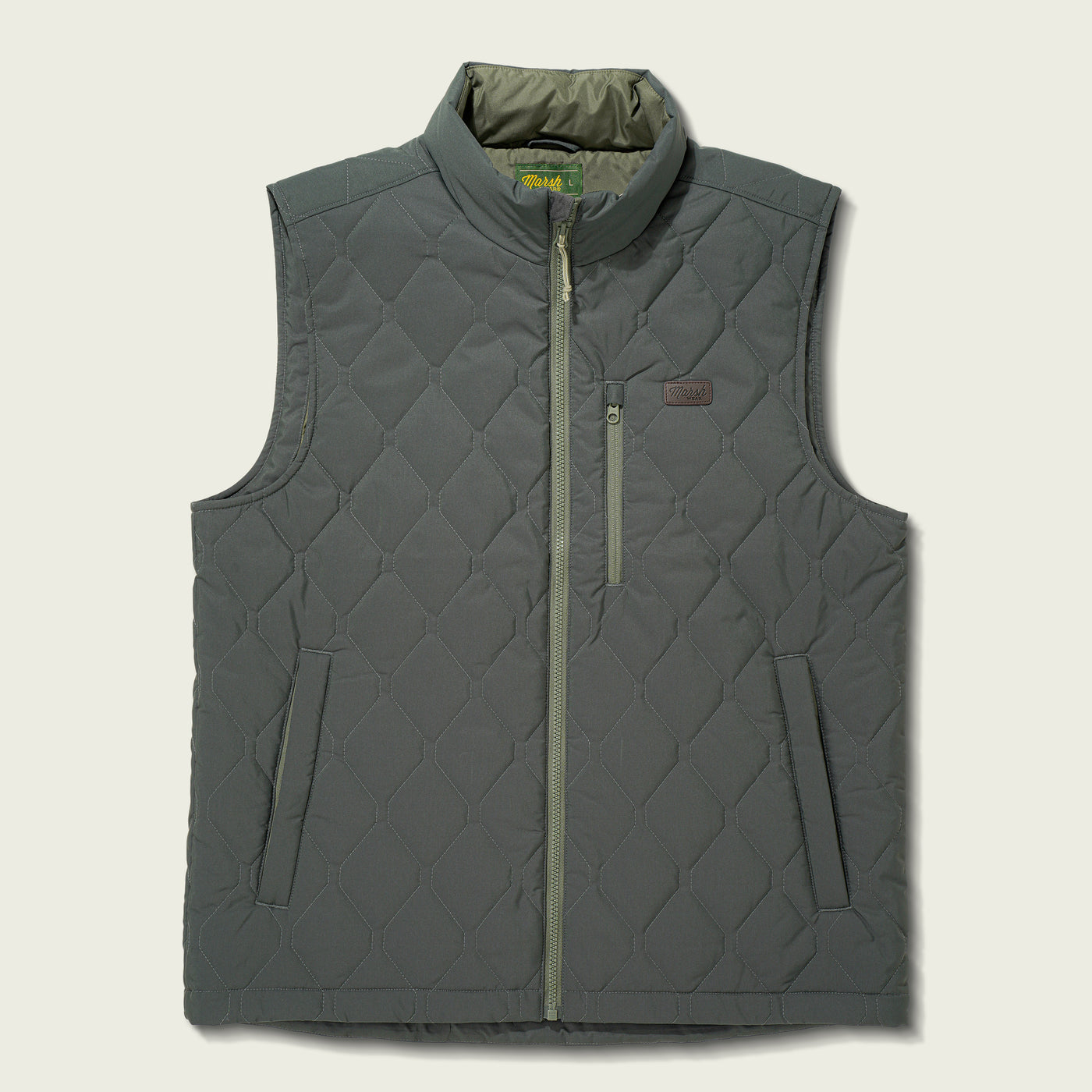 Marsh Barnwell Puff Vest - Ash