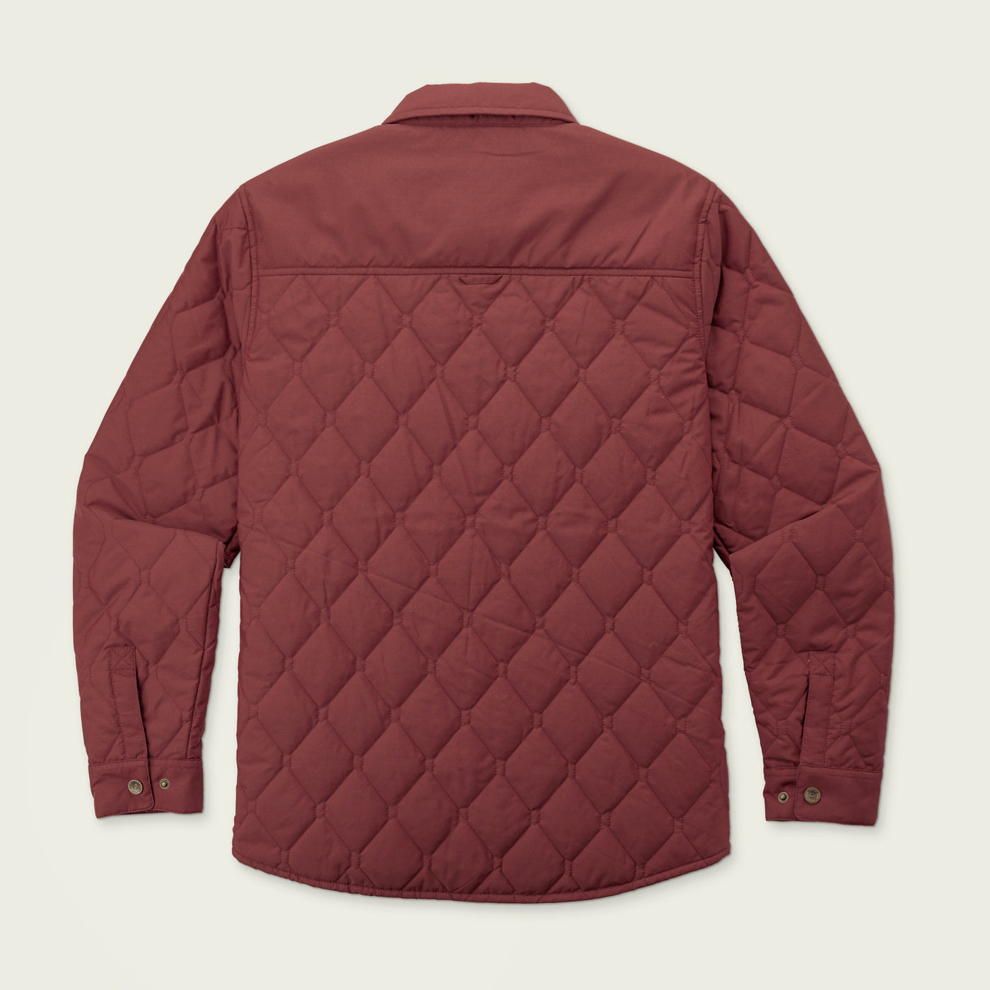 Marsh Saluda Puff Shacket - Burnt Henna