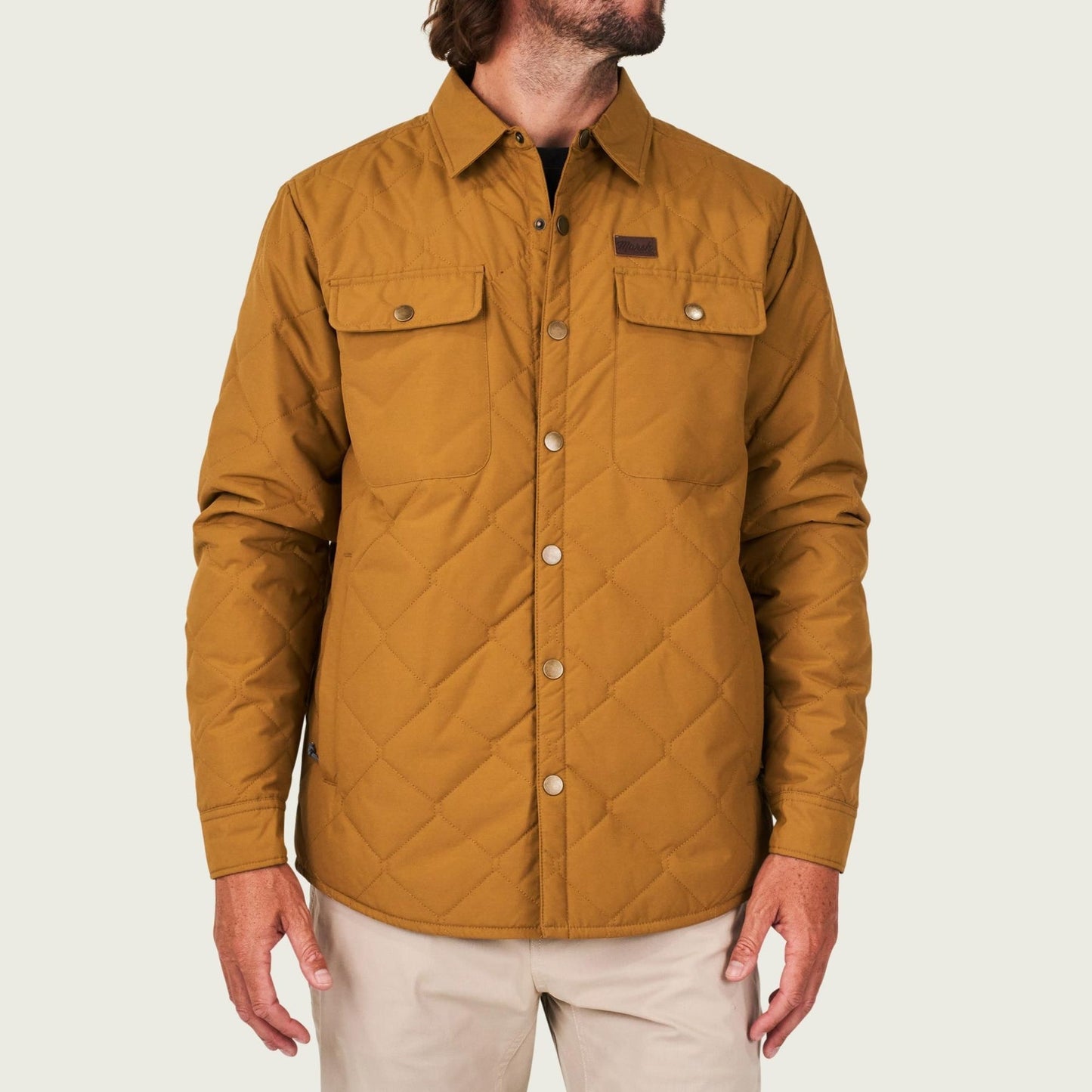 Marsh Saluda Puff Shacket - Cumin