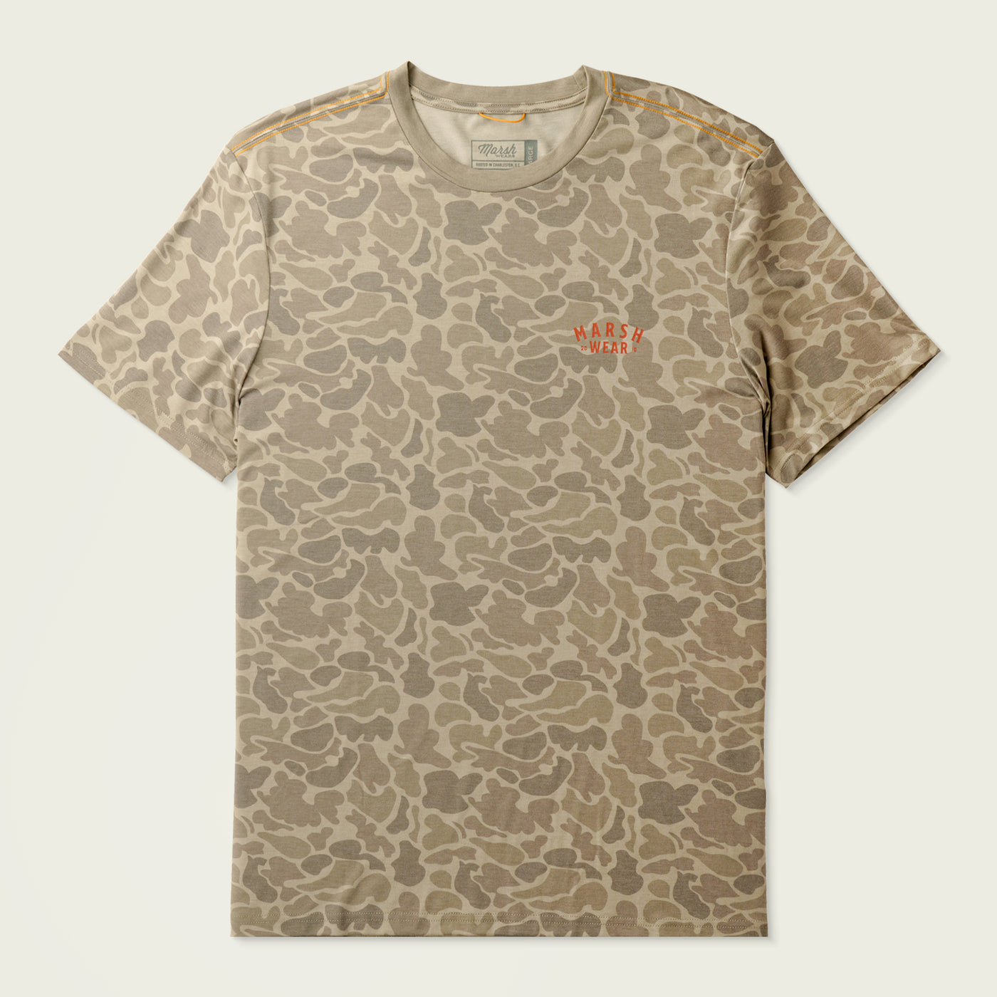 Marsh Wear Khaki Mallard Camo Stackhouse Hagood Tee