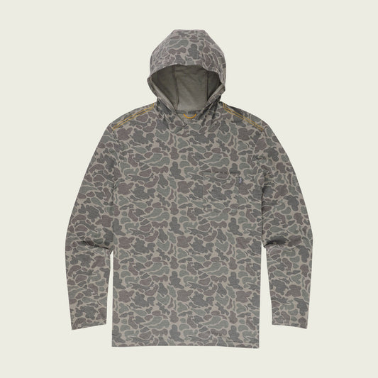 Marsh Buxton Tech Hoodie - Dark Green Mallard Camo