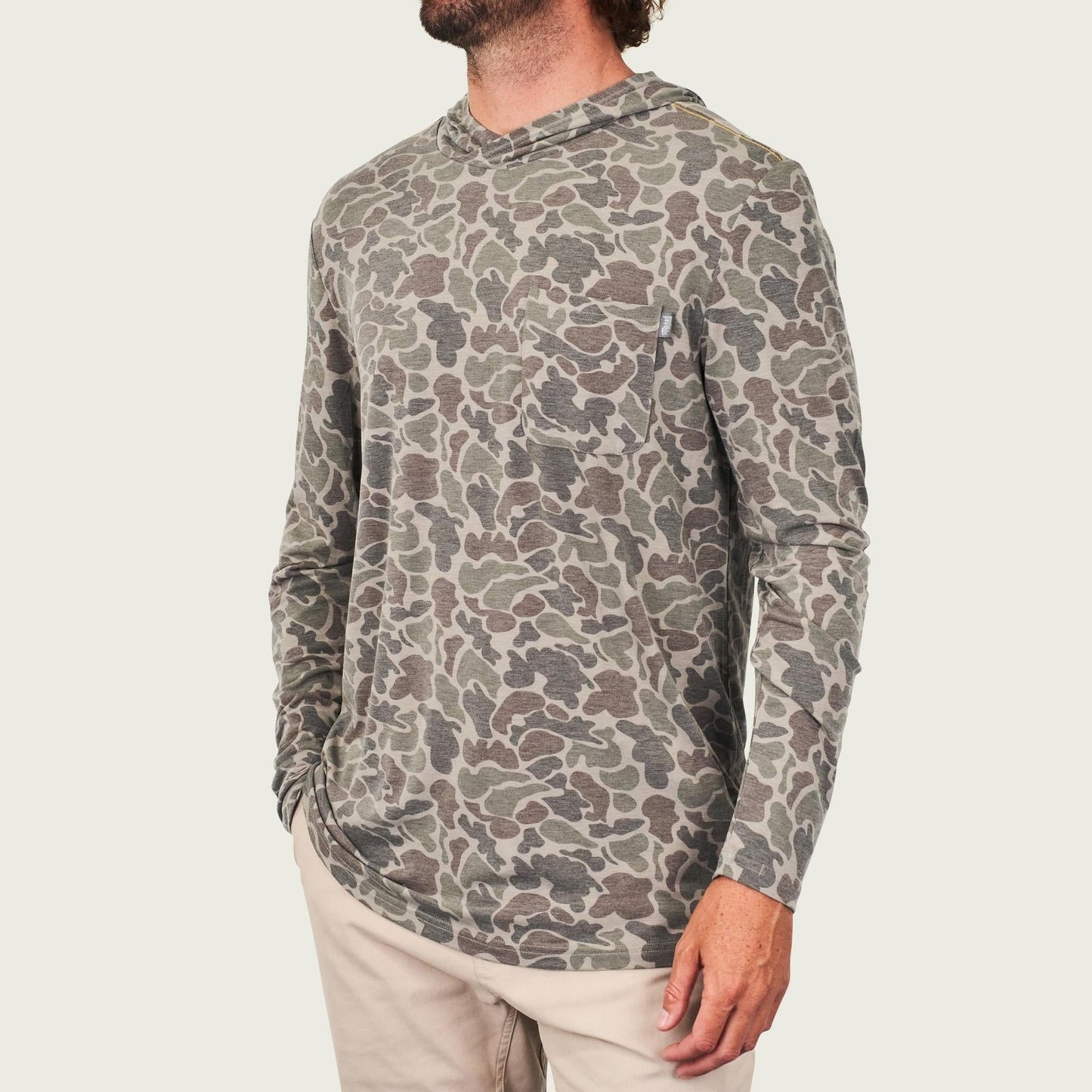 Marsh Buxton Tech Hoodie - Dark Green Mallard Camo