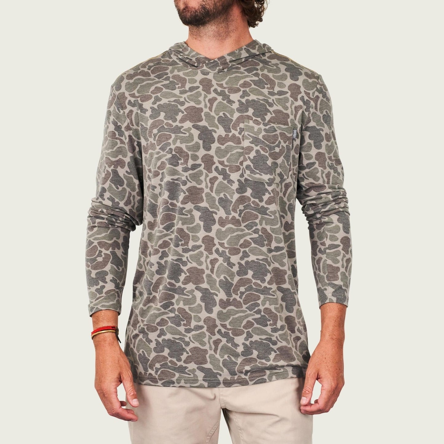 Marsh Buxton Tech Hoodie - Dark Green Mallard Camo