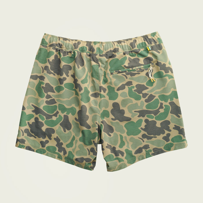 Marsh Fulton Volleys 6" Shorts- Green Mallard Camo